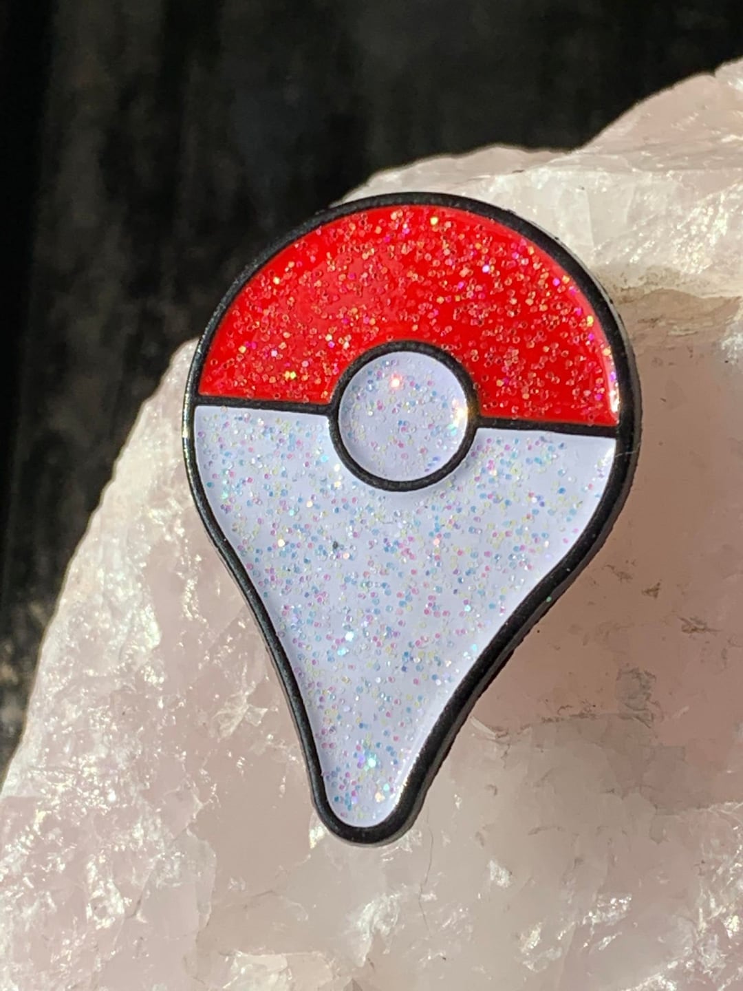 Glitter Pokemon Go Inspired Enamel Pin by Tlcpins Etsy