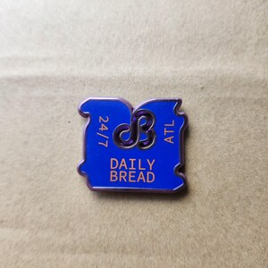 Daily Bread bread clip enamel pin for festival rave edm wear image 4