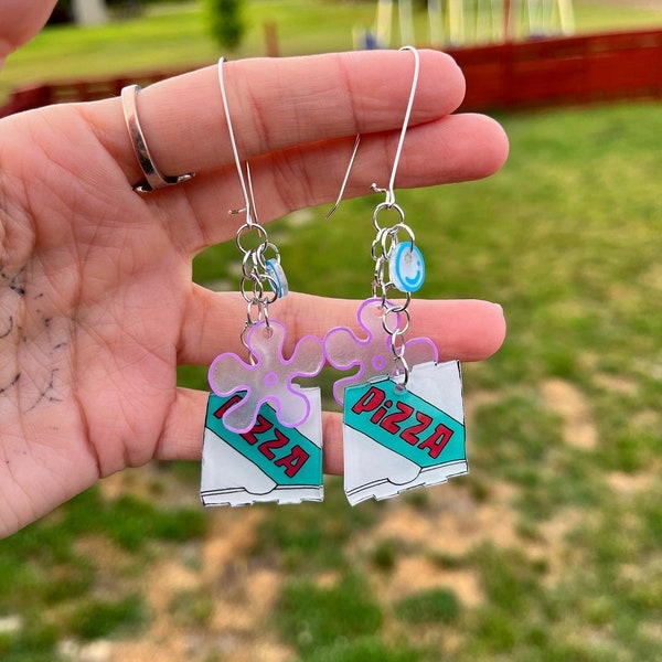 Krusty Krab Pizza Earrings