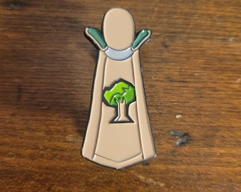 Woodcutting Skill Cape themed Enamel Festival Pin