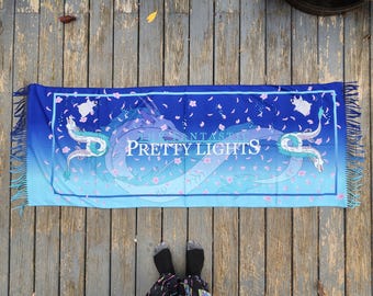 Pretty Lights x Spirited Away pashmina for rave wear edm merch