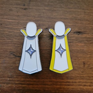Prayer Skill Cape themed Enamel Festival Pin