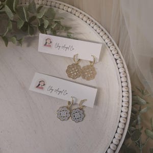 ALLY | Hmong Inspired Huggies | Minimal Hmong Earrings