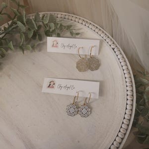 HANNAH | Hmong Inspired Hoop Earrings | Minimal Hmong Earrings