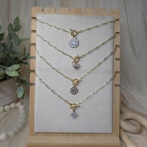 ASPEN |  Chunky Link Toggle Necklace | Hmong Inspired Necklace
