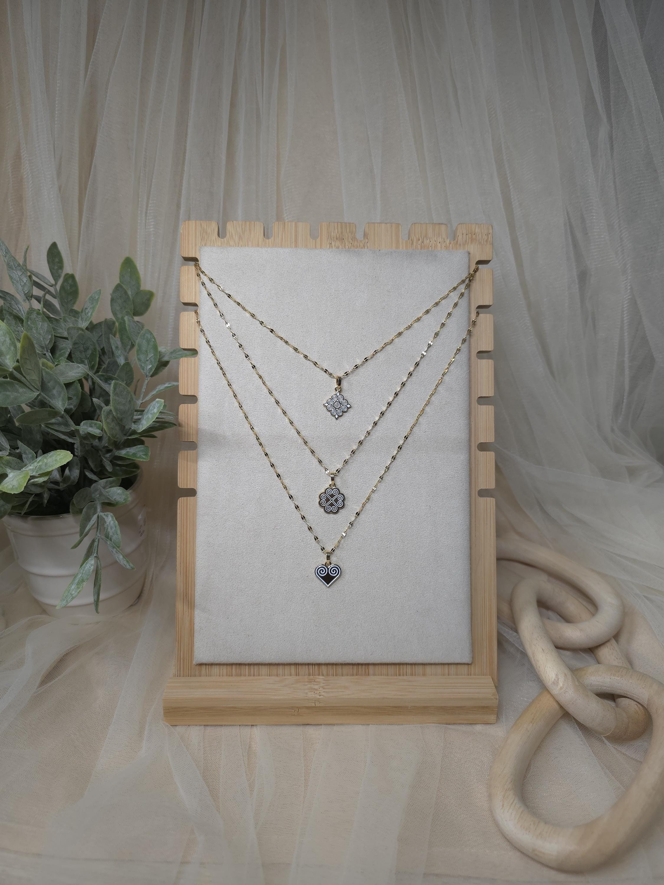 HOPE |  Hmong Modern Charm Necklace  | Hmong Inspired Necklace