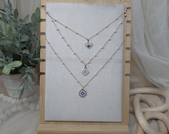 CALI |  Pearl Necklace | Hmong Inspired Necklace