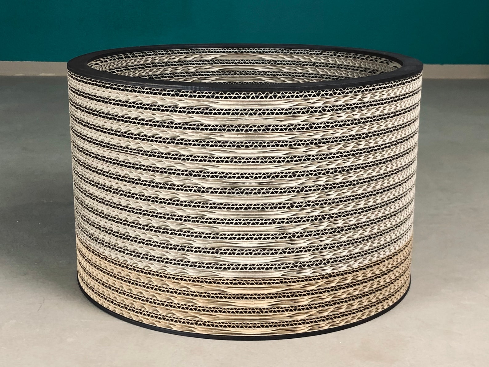Round Flowerpot Cover Simplex Pot Cover Handmade Plant Etsy