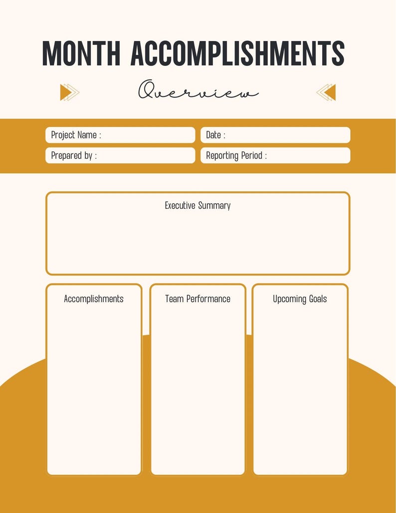 Sample Accomplishment Chart Accomplishment Sheet Aka Brag Sheet - Etsy