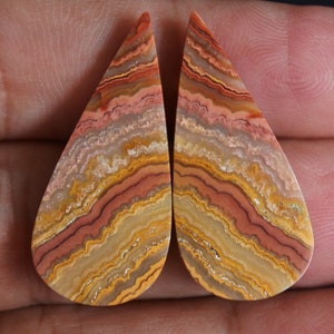 Lace Agate Pair