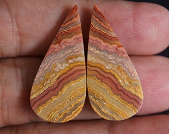 Lace Agate Pair