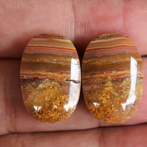 Lace Agate Pair