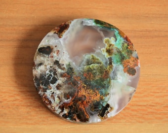 Multicolor Blue Opalized Petrified Wood Copper
