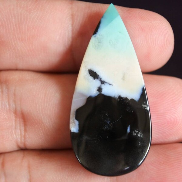 Blue opalized petrified Wood