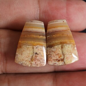 Lace Agate Pair