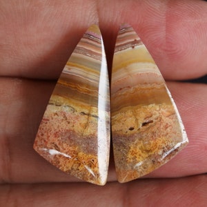 Lace Agate Pair