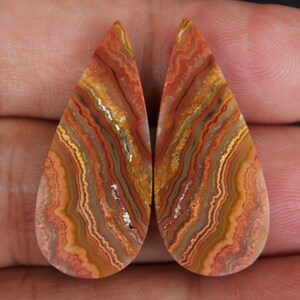 Lace Agate Pair