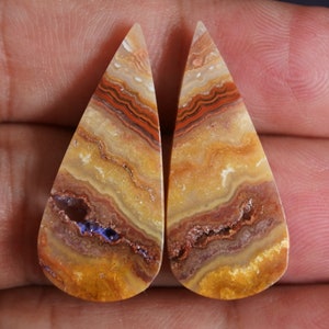 Lace Agate Pair Druzy