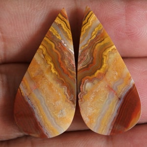 Lace Agate Pair