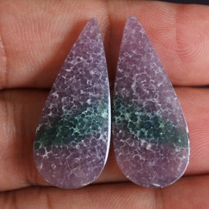 Grape agate purple pair