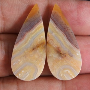 Lace Agate Pair