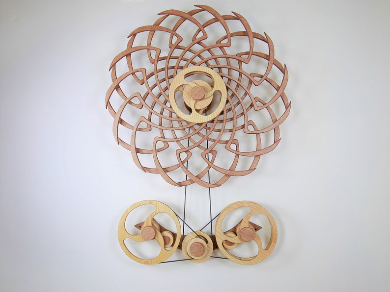 Wooden Sculpture Deja Vu Wall Sculpture Etsy