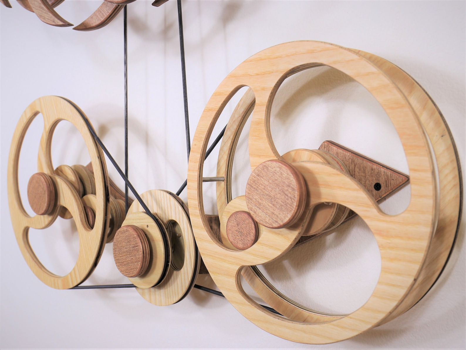 Wooden Sculpture Deja Vu Wall Sculpture Etsy