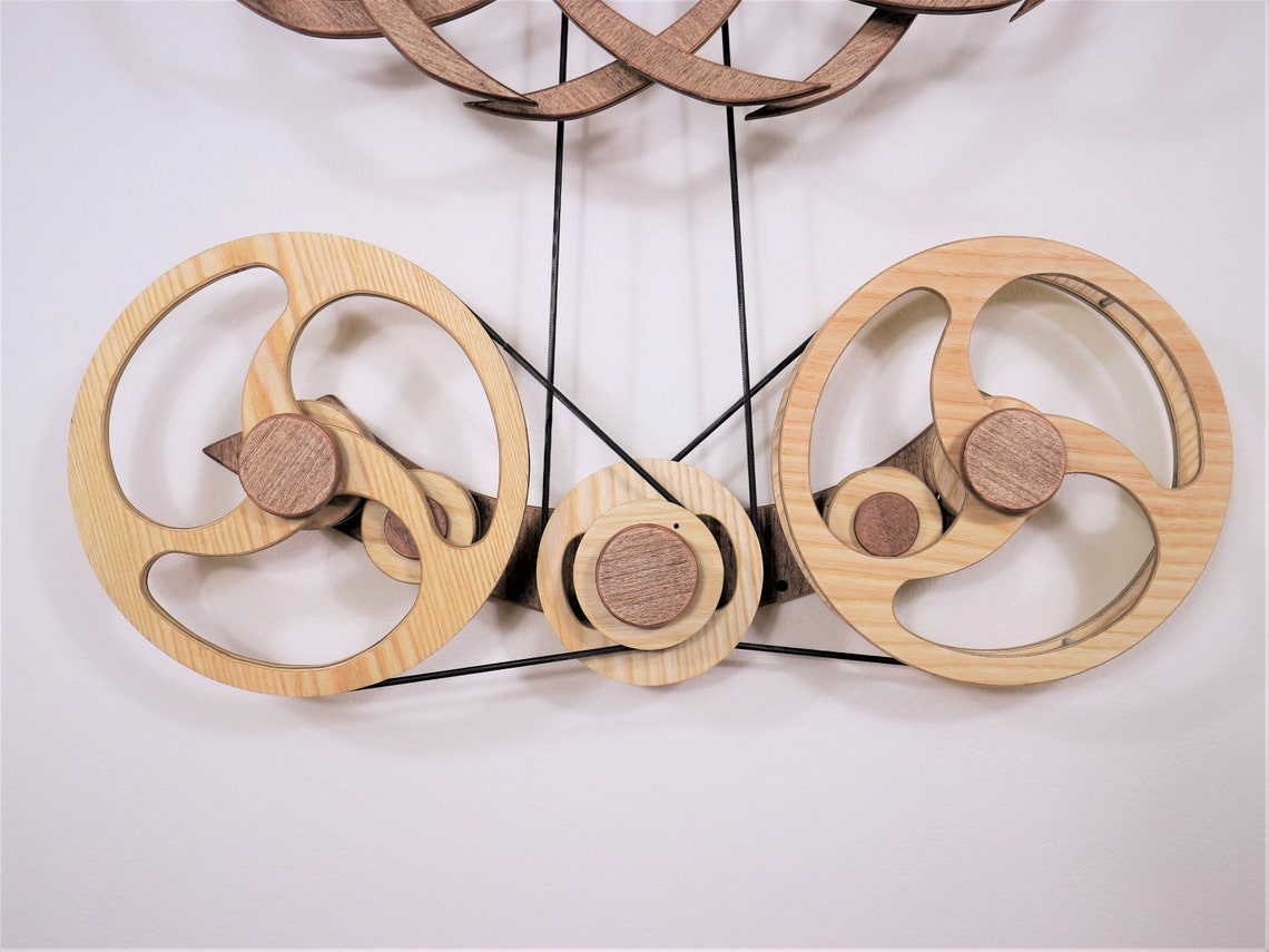 Wooden Sculpture Deja Vu Wall Sculpture Etsy