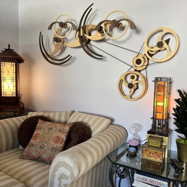 Wooden Sculpture WINGS Wall Sculpture Etsy