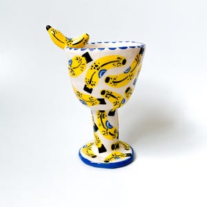 Chili Handmade and Hand painted Ceramic Wine Glass, Unique ceramic goblet,CherryWine chalice,Art pottery Chalice,Gift for Her