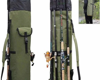 New Fishing Organizer Bag Waterproof Durable Fishing & Rod