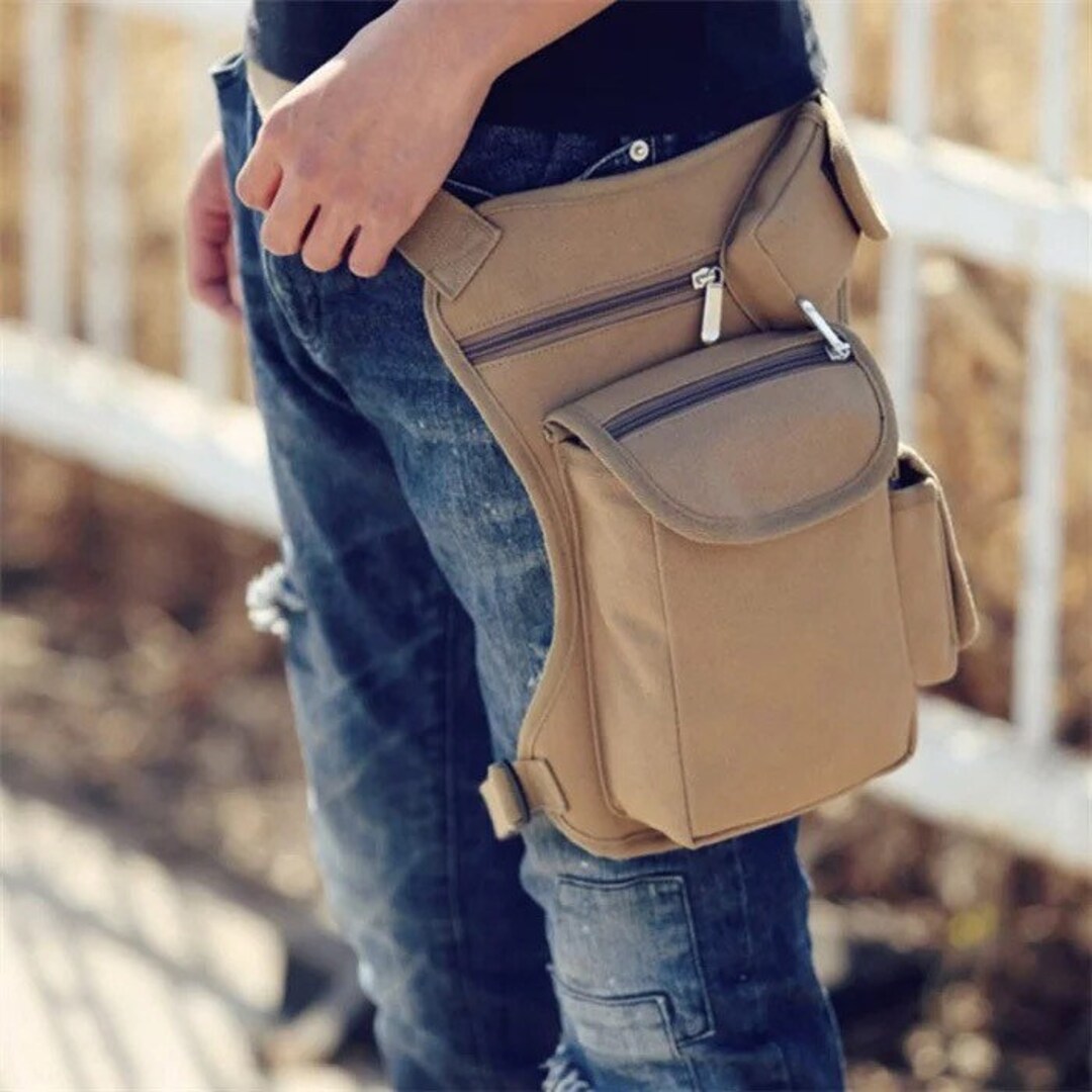 Hip Bag Leg Harness Canvas Outdoor Activity and Travel Bag - Etsy