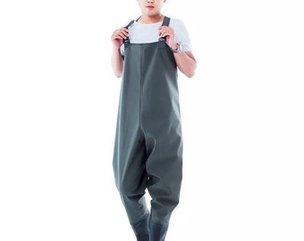 leather chest waders