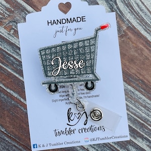 Shopping Cart Badge Reel