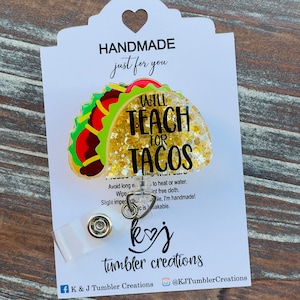 Will Teach For Tacos Badge Reel