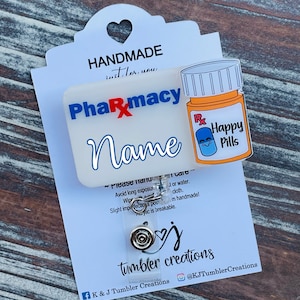 Pharmacy Badge Reel