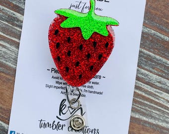 Strawberry Badge Reel