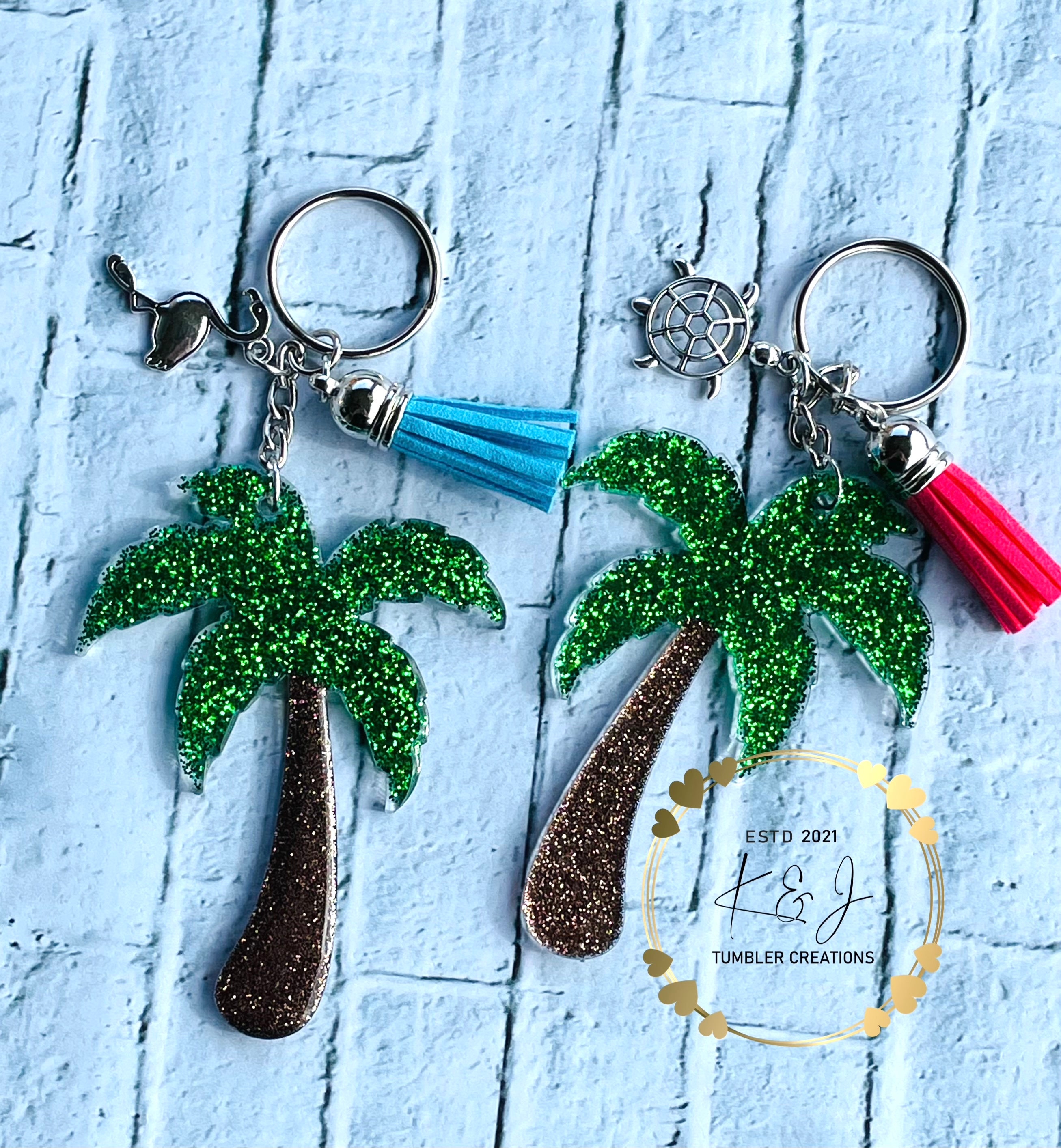 Palm Tree Bag Charm