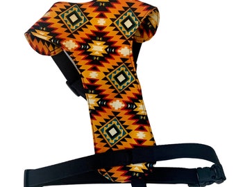 Aztec Dog Harness, Western Pattern Pet Accessories, Adjustable Dog Harness, Western Cat Harness, Puppy Harness, Pet walking Accessories