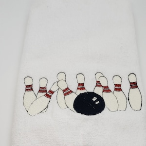 Personalized,  Sports Towel, Bowling Fans, Christmas Gift, Birthday Gift