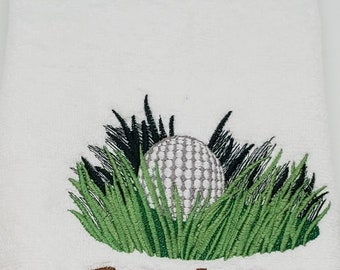 Personalized, Sports Towel, Golf Towel, Christmas Towel, Birthday Gift