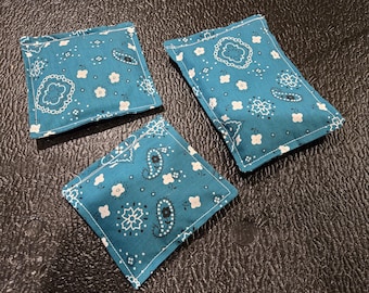 3 Rice Bag with lavender for Heat therapy or Ice-pack Heating Pad Microwavable with Rice and Lavender. Hot Packs for Pain Relief,
