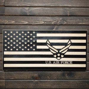 United States Air Force Wood Flag