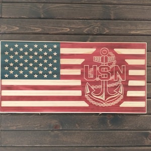 United States Navy American Flag