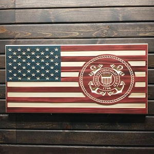 Drapeau américain des garde-côtes des États-Unis