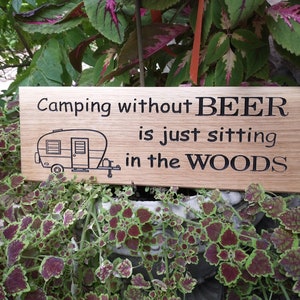 Camping Sign
