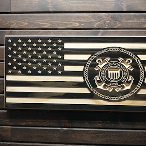 United States Coast Guard American flag