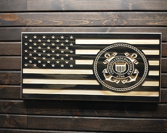 Amerikaanse vlag kustwacht van de Verenigde Staten