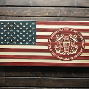 United States Coast Guard American flag