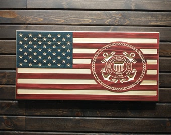Amerikaanse vlag kustwacht van de Verenigde Staten